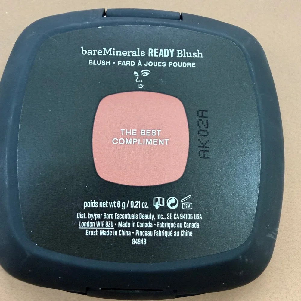 bareMinerals READY Blush The Best Compliment Pressed‎ Powder 6g 0.21oz Compact